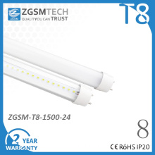 24W High Efficient T8 LED Tube Light Lamp with CE/RoHS/FCC Energy Saving